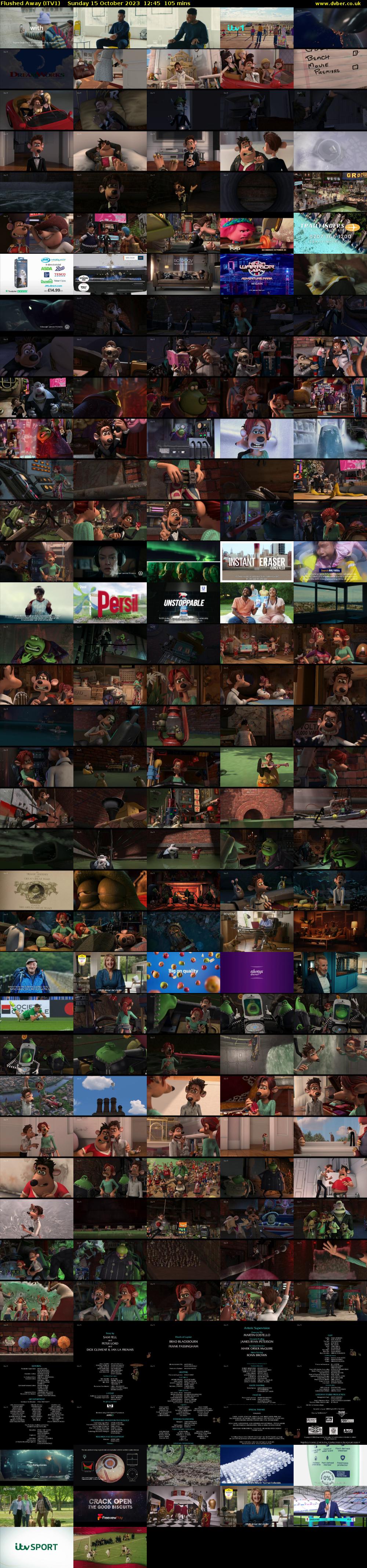 Flushed Away (ITV1) Sunday 15 October 2023 12:45 - 14:30
