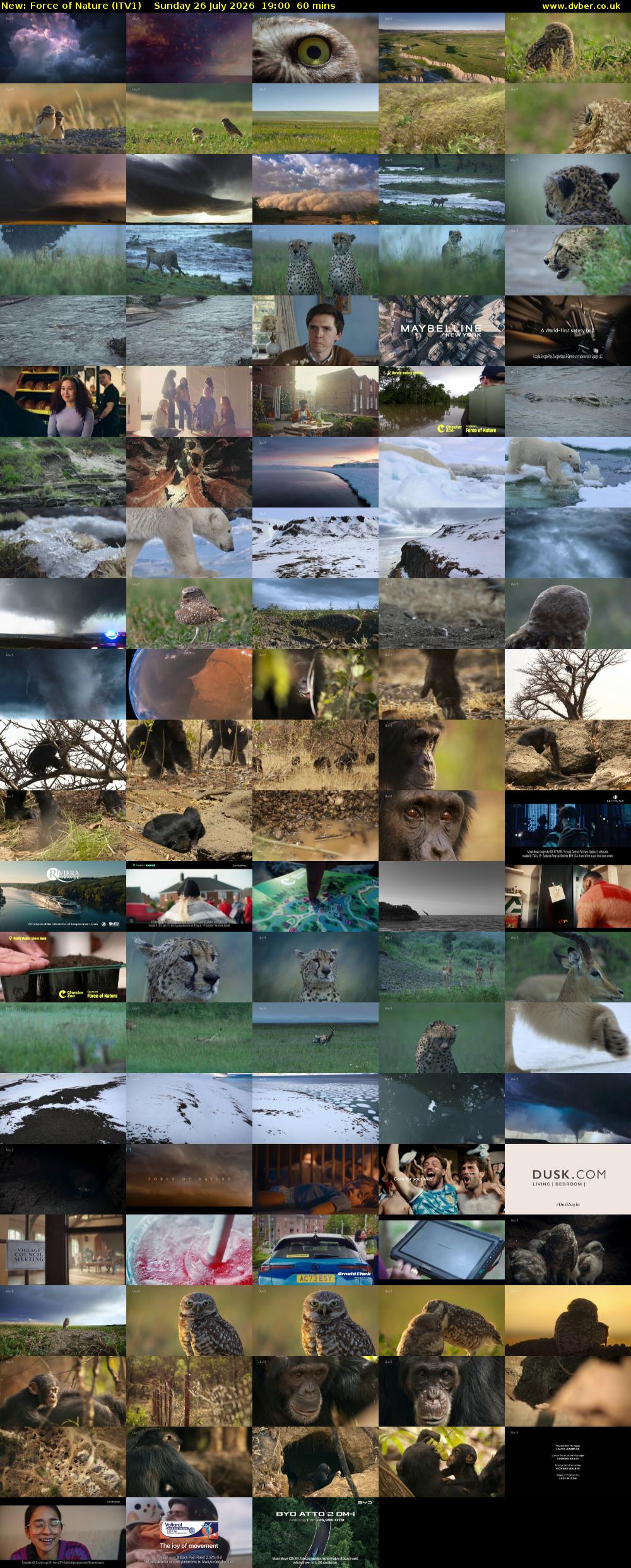 Force of Nature (ITV1) Sunday 26 July 2026 19:00 - 20:00