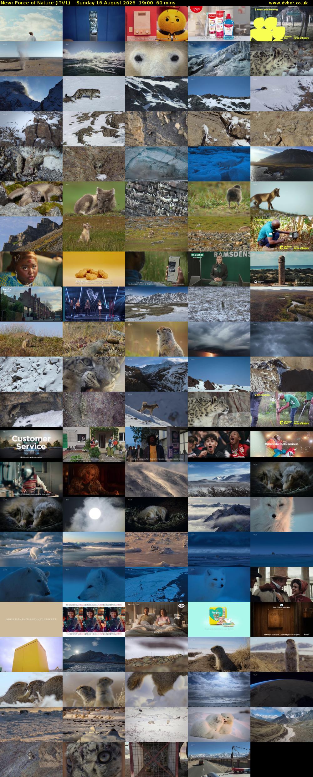 Force of Nature (ITV1) Sunday 16 August 2026 19:00 - 20:00