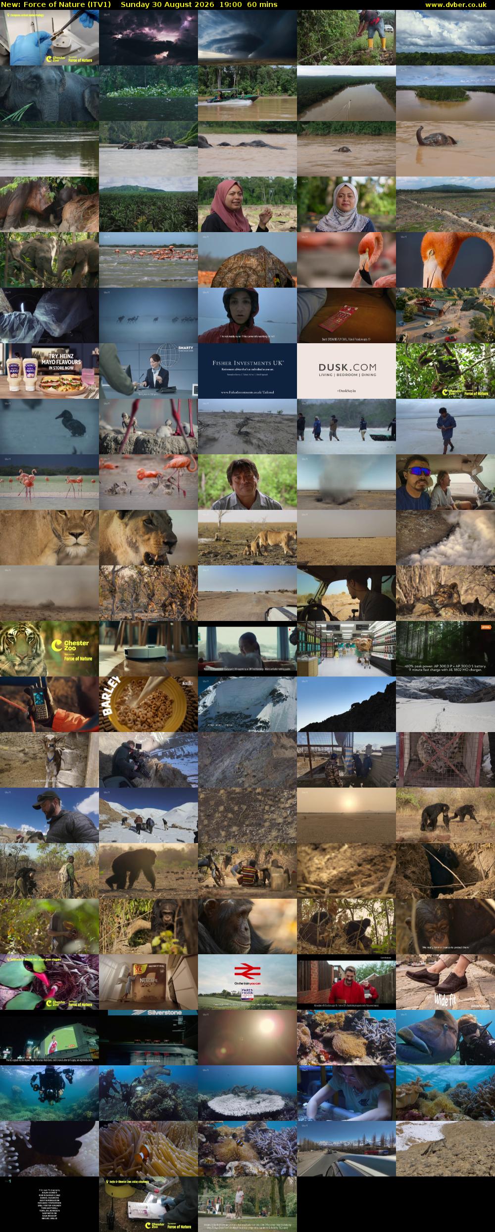 Force of Nature (ITV1) Sunday 30 August 2026 19:00 - 20:00