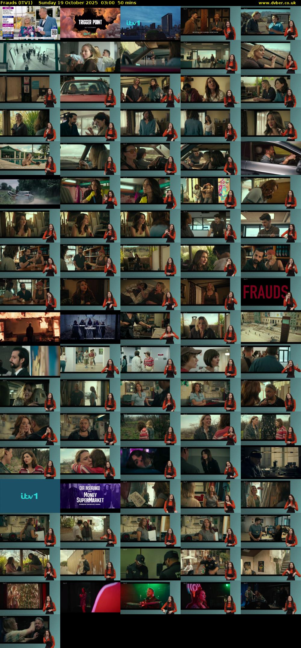 Frauds (ITV1) Sunday 19 October 2025 03:00 - 03:50