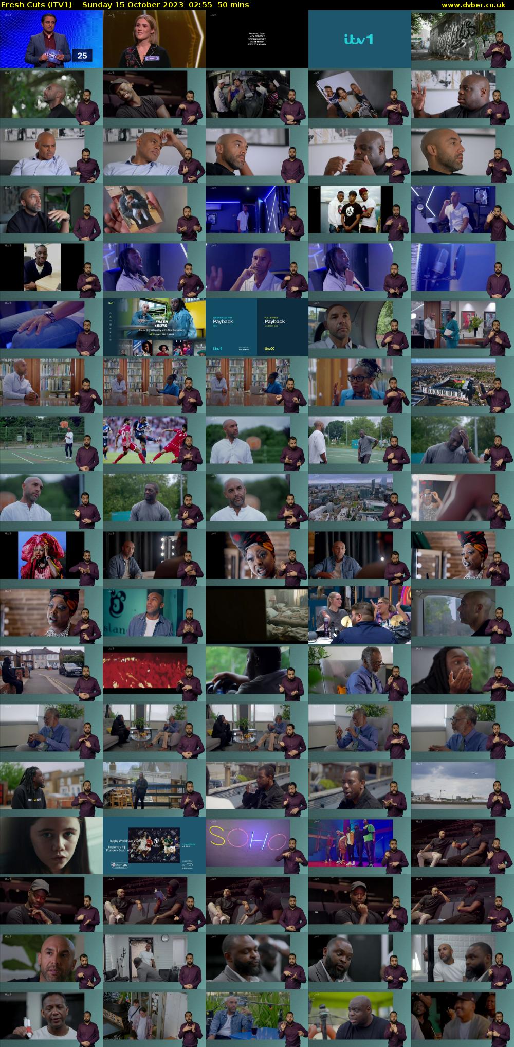 Fresh Cuts (ITV1) Sunday 15 October 2023 02:55 - 03:45