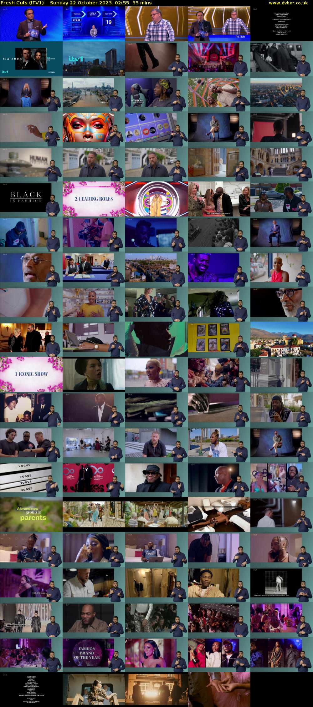 Fresh Cuts (ITV1) Sunday 22 October 2023 02:55 - 03:50
