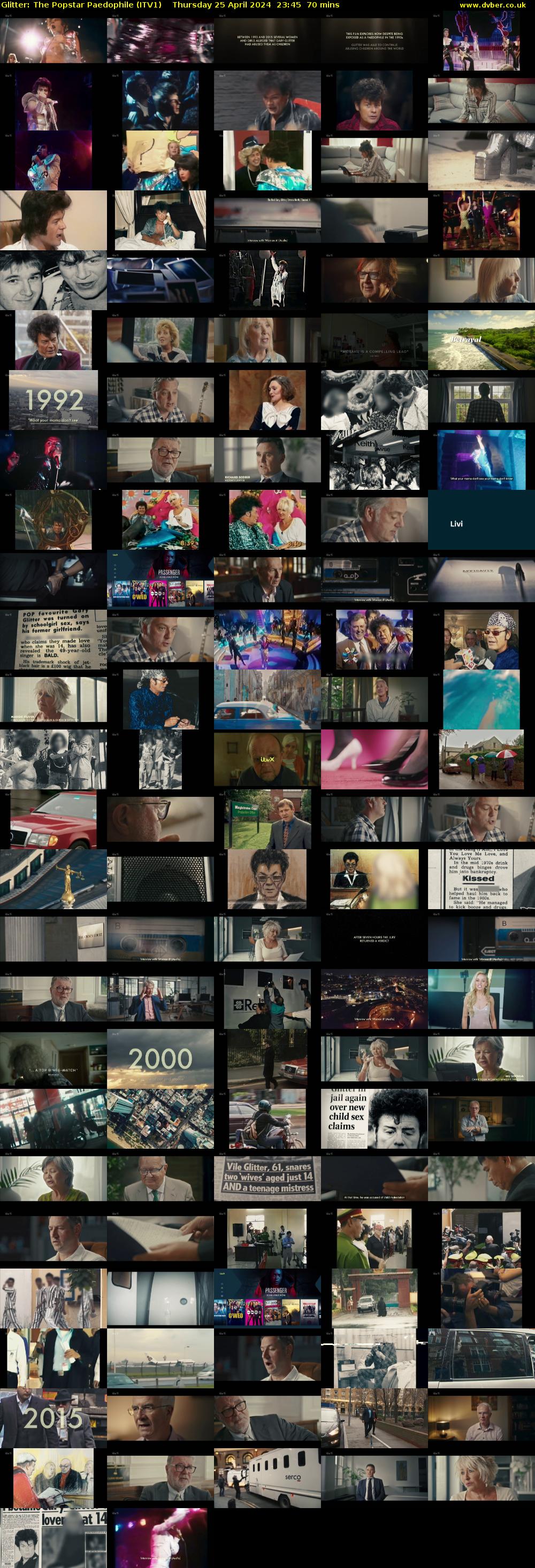 Glitter: The Popstar Paedophile (ITV1) Thursday 25 April 2024 23:45 - 00:55