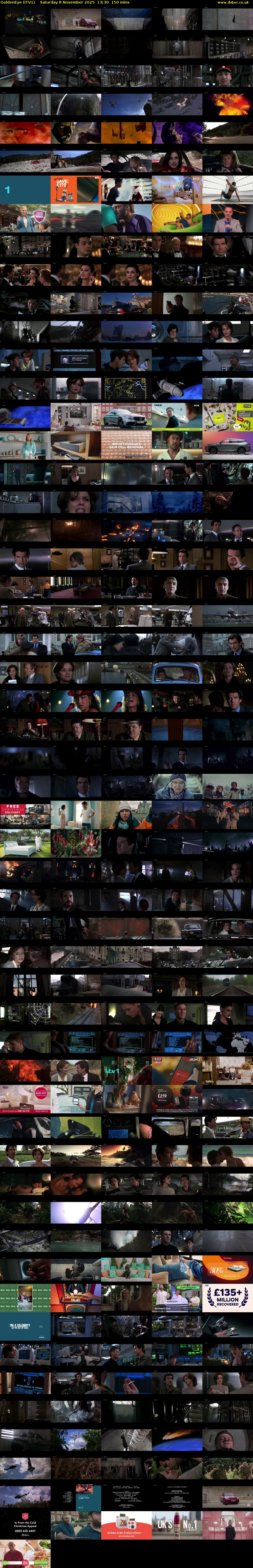 GoldenEye (ITV1) Saturday 8 November 2025 13:30 - 16:00