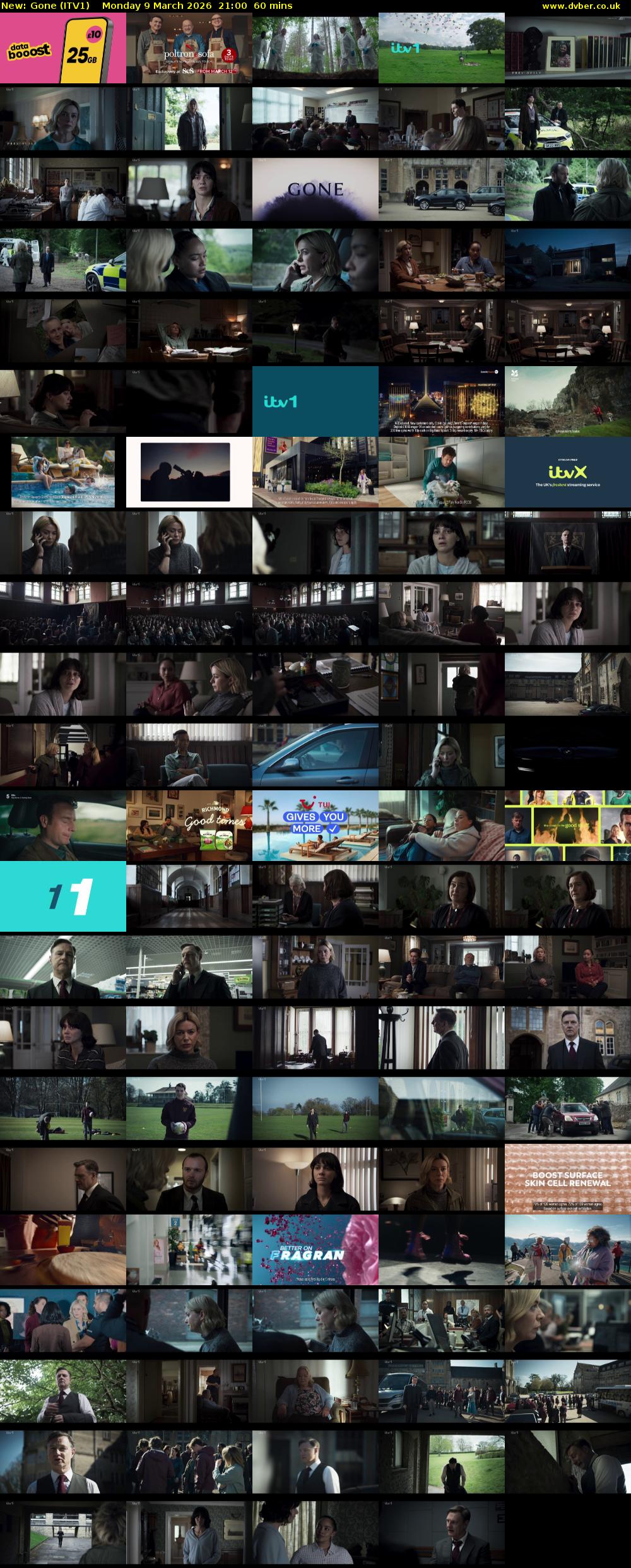 Gone (ITV1) Monday 9 March 2026 21:00 - 22:00