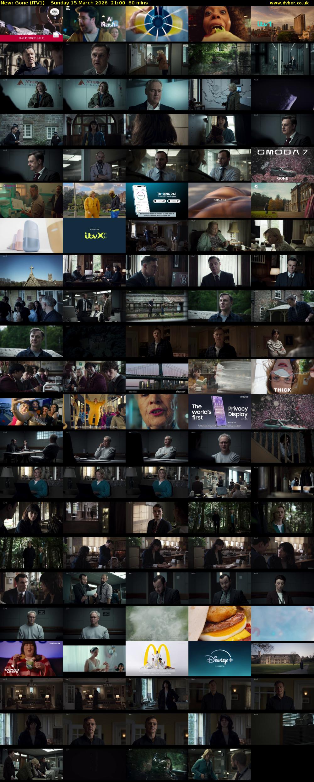 Gone (ITV1) Sunday 15 March 2026 21:00 - 22:00