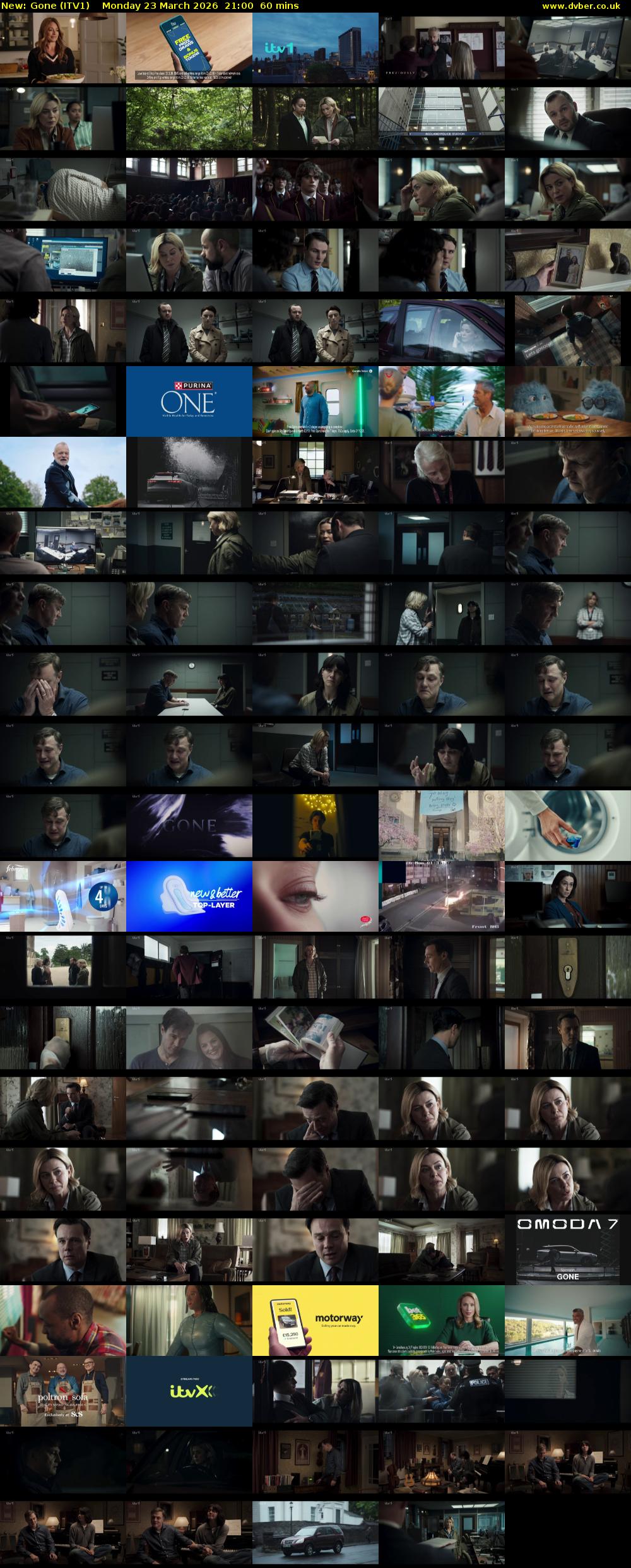 Gone (ITV1) Monday 23 March 2026 21:00 - 22:00