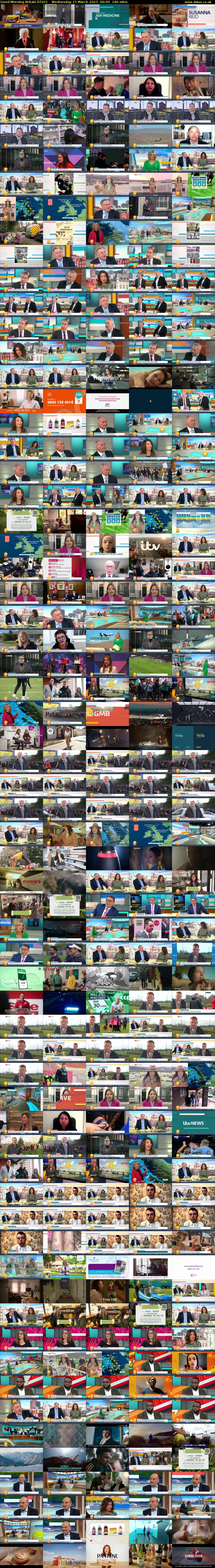 Good Morning Britain (ITV1) Wednesday 15 March 2023 06:00 - 09:00