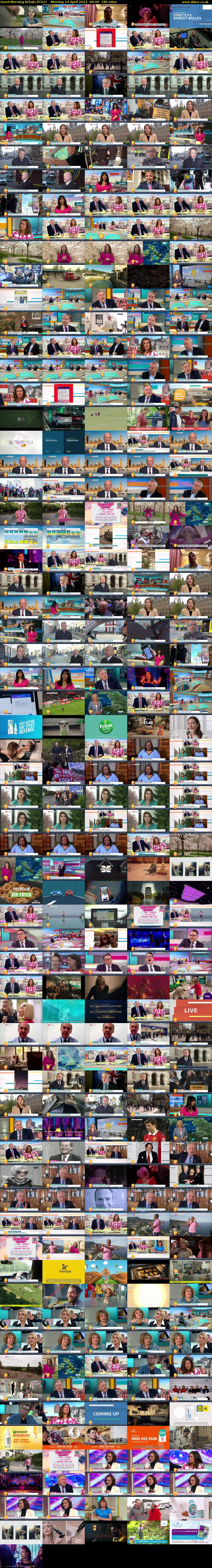 Good Morning Britain (ITV1) Monday 24 April 2023 06:00 - 09:00