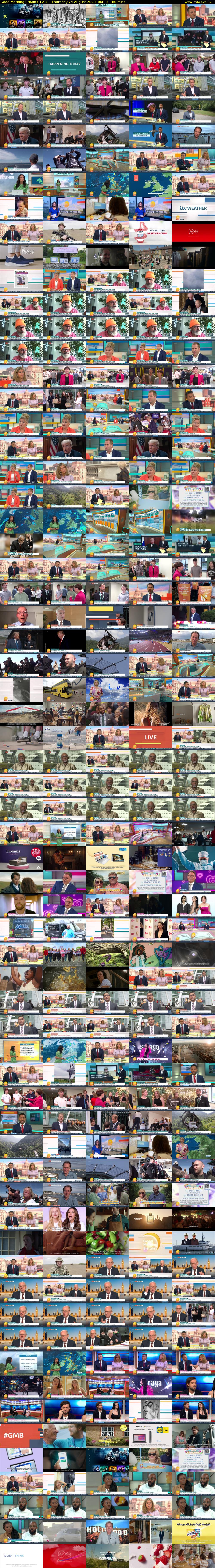 Good Morning Britain (ITV1) Thursday 24 August 2023 06:00 - 09:00