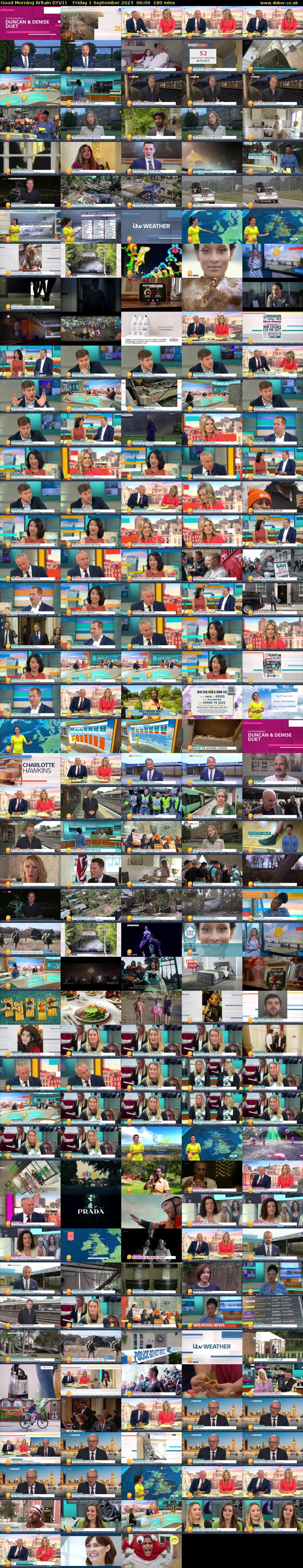 Good Morning Britain (ITV1) Friday 1 September 2023 06:00 - 09:00