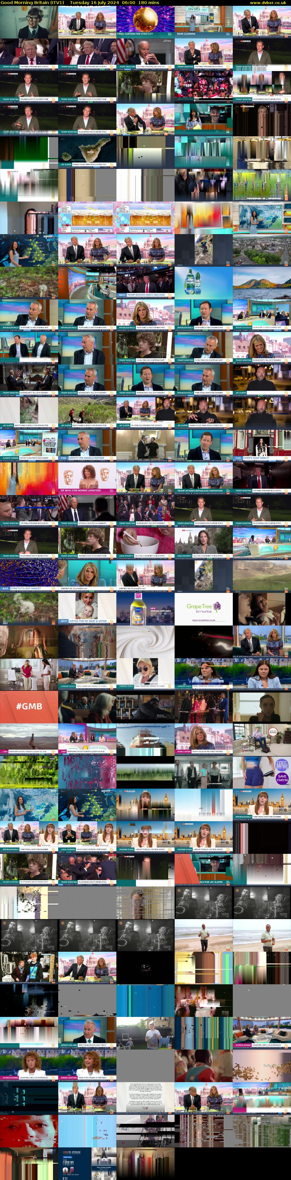 Good Morning Britain (ITV1) Tuesday 16 July 2024 06:00 - 09:00