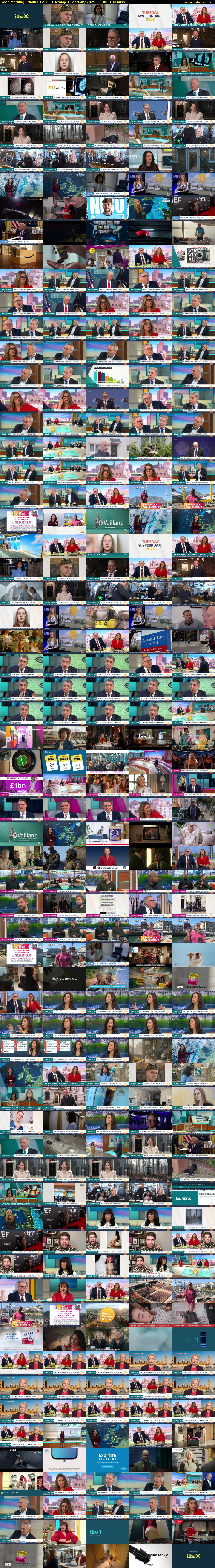 Good Morning Britain (ITV1) Tuesday 4 February 2025 06:00 - 09:00
