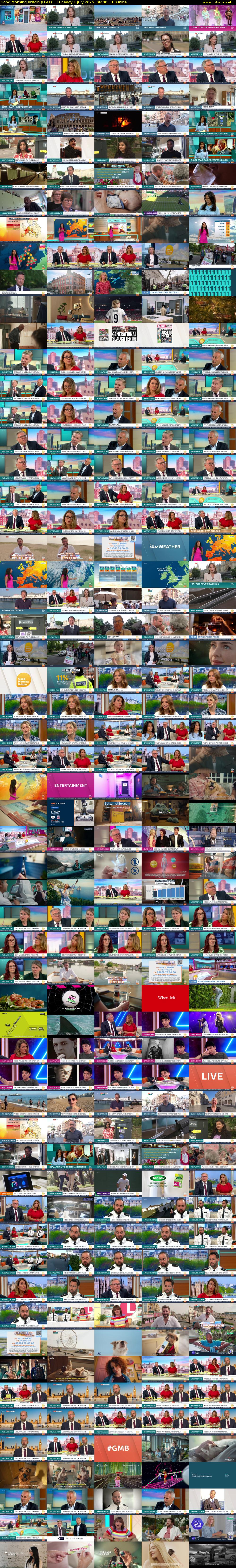 Good Morning Britain (ITV1) Tuesday 1 July 2025 06:00 - 09:00