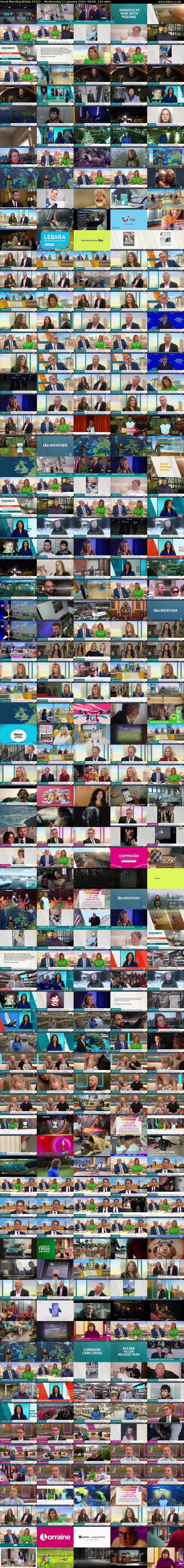 Good Morning Britain (ITV1) Wednesday 21 January 2026 06:00 - 09:30