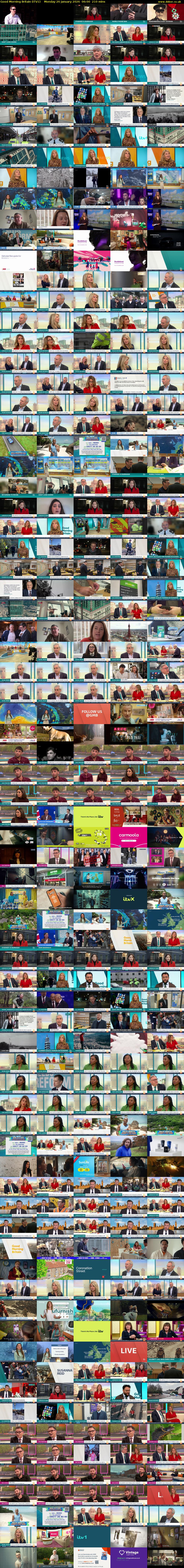 Good Morning Britain (ITV1) Monday 26 January 2026 06:00 - 09:30