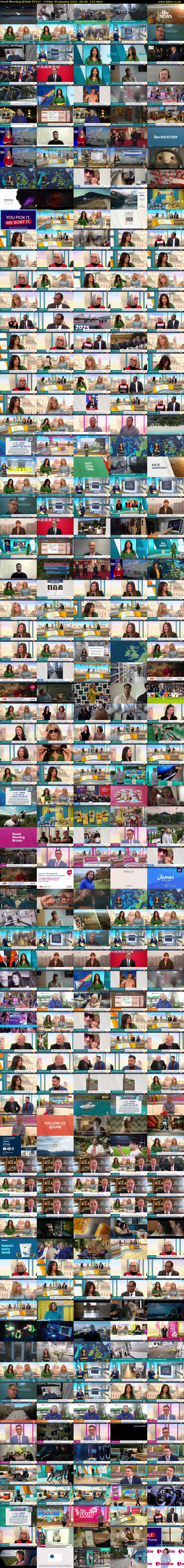 Good Morning Britain (ITV1) Friday 30 January 2026 06:00 - 09:30