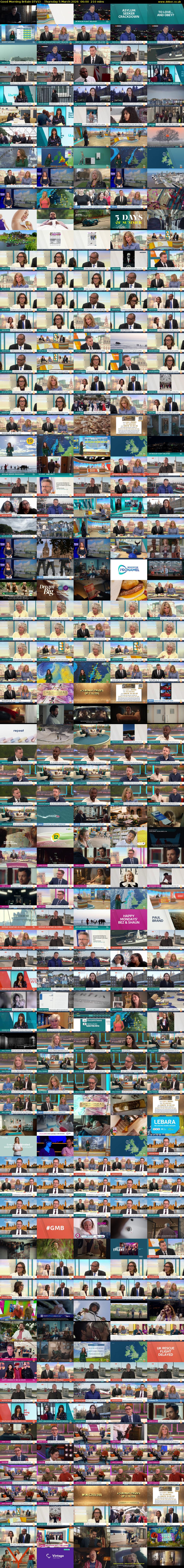 Good Morning Britain (ITV1) Thursday 5 March 2026 06:00 - 09:30