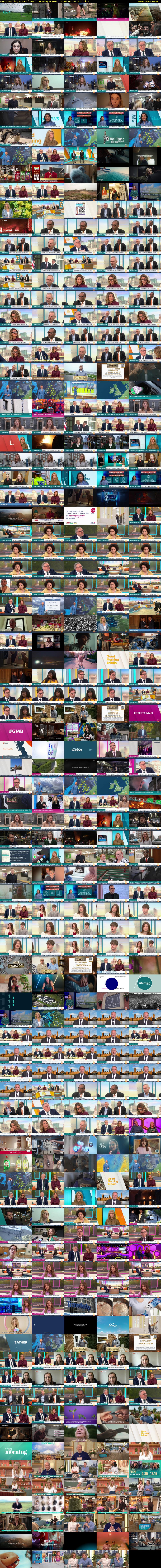 Good Morning Britain (ITV1) Monday 9 March 2026 06:00 - 10:00