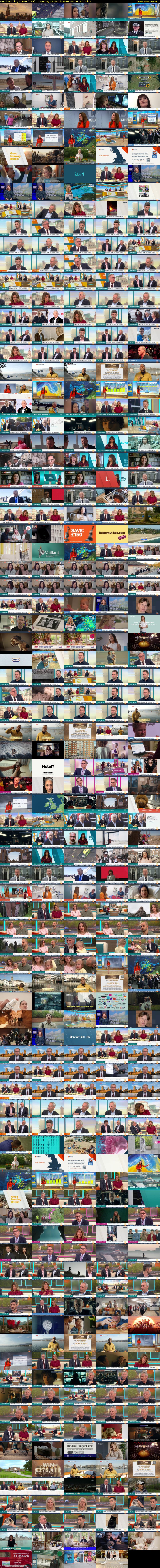 Good Morning Britain (ITV1) Tuesday 24 March 2026 06:00 - 10:00