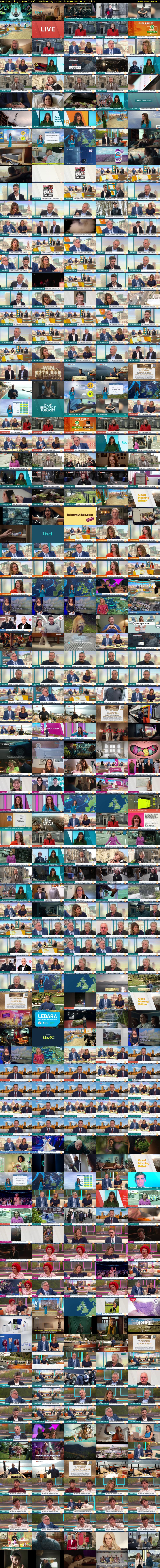 Good Morning Britain (ITV1) Wednesday 25 March 2026 06:00 - 10:00