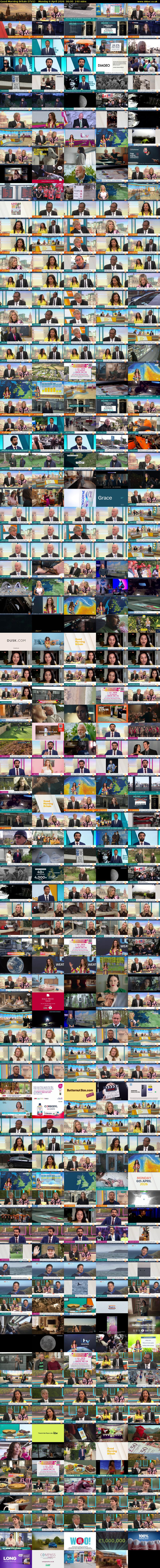 Good Morning Britain (ITV1) Monday 6 April 2026 06:00 - 10:00