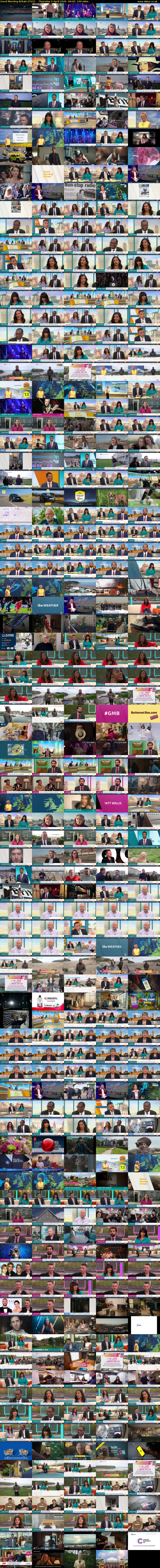 Good Morning Britain (ITV1) Thursday 9 April 2026 06:00 - 10:00