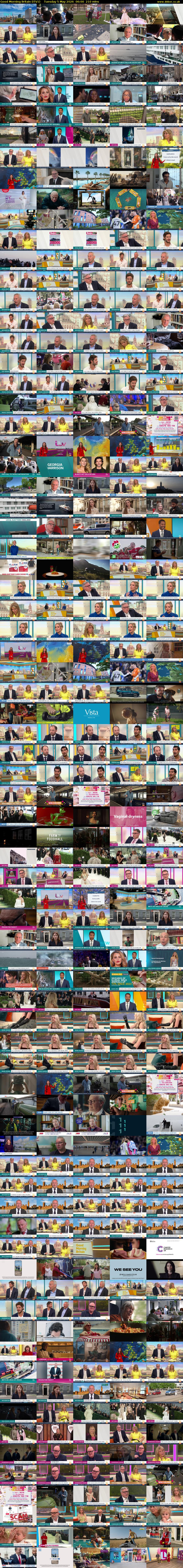 Good Morning Britain (ITV1) Tuesday 5 May 2026 06:00 - 09:30