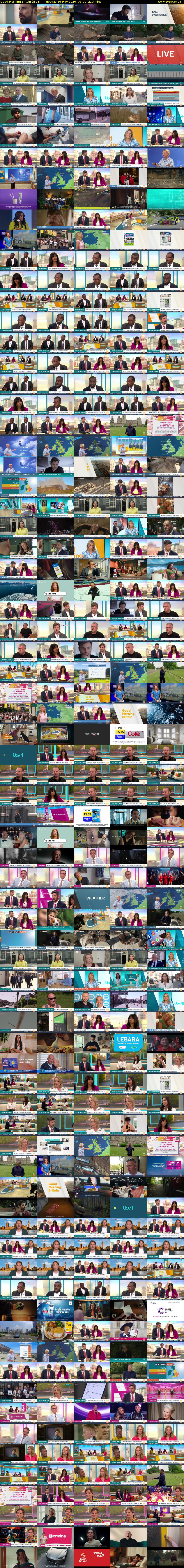 Good Morning Britain (ITV1) Tuesday 26 May 2026 06:00 - 09:30