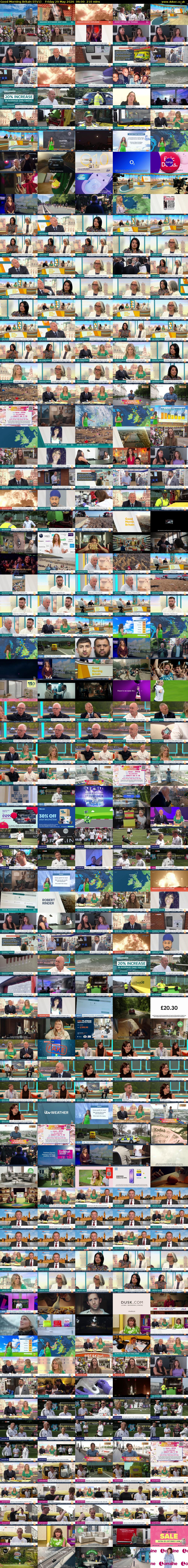 Good Morning Britain (ITV1) Friday 29 May 2026 06:00 - 09:30