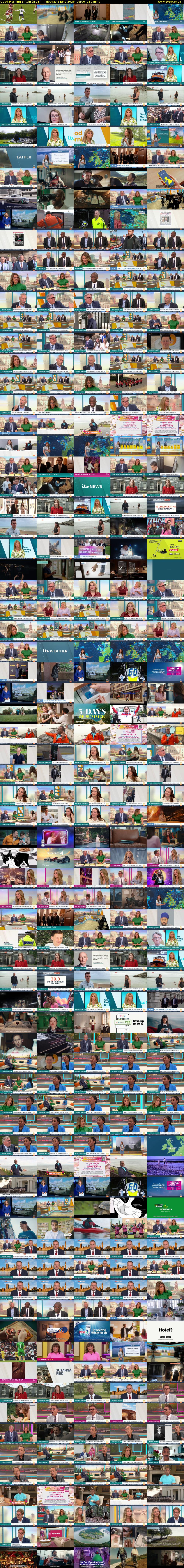 Good Morning Britain (ITV1) Tuesday 2 June 2026 06:00 - 09:30