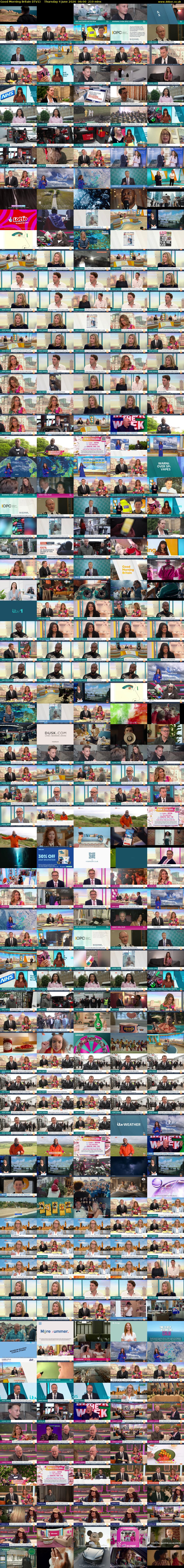Good Morning Britain (ITV1) Thursday 4 June 2026 06:00 - 09:30