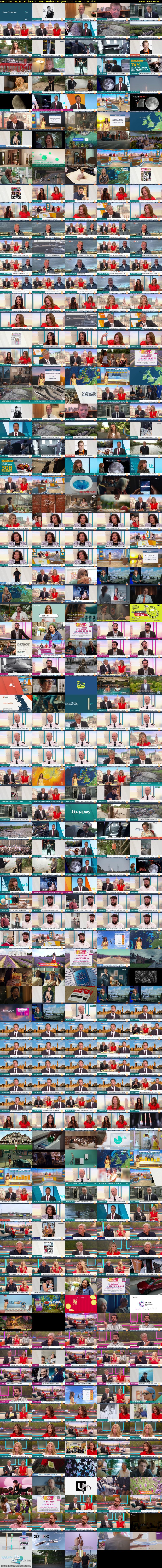 Good Morning Britain (ITV1) Wednesday 5 August 2026 06:00 - 10:00