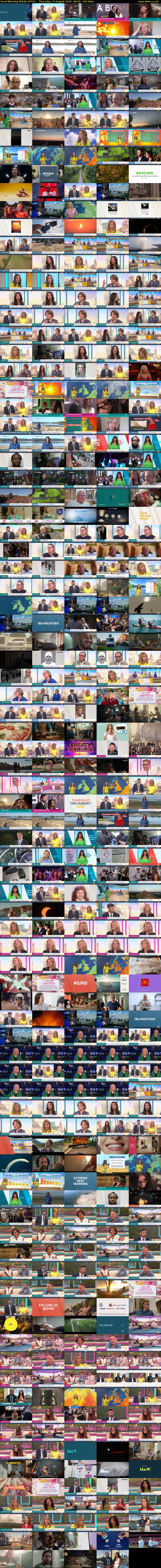 Good Morning Britain (ITV1) Thursday 13 August 2026 06:00 - 10:00