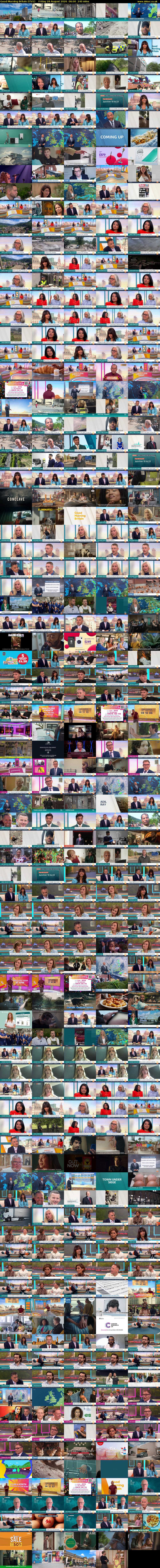 Good Morning Britain (ITV1) Friday 28 August 2026 06:00 - 10:00