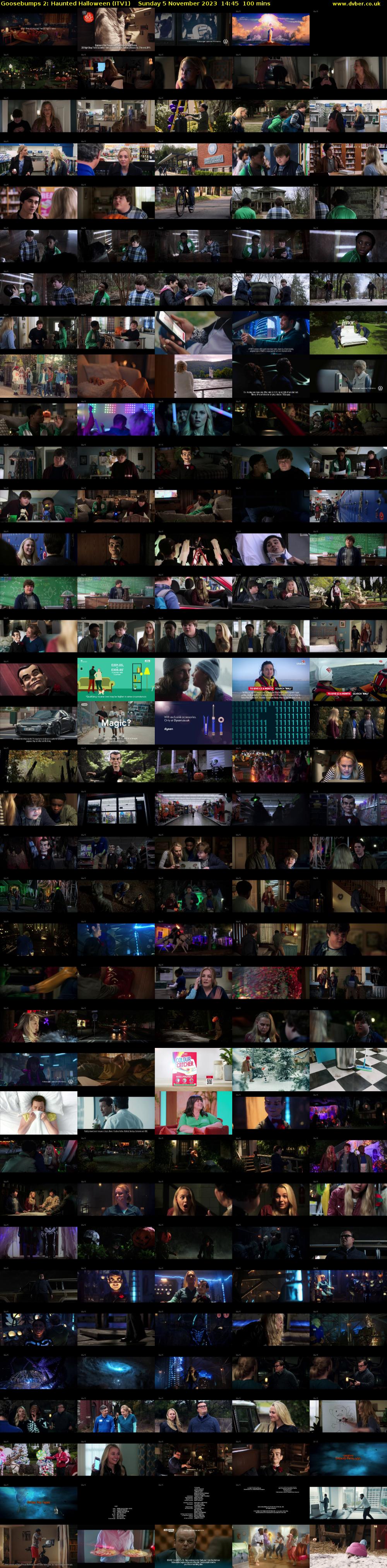 Goosebumps 2: Haunted Halloween (ITV1) Sunday 5 November 2023 14:45 - 16:25