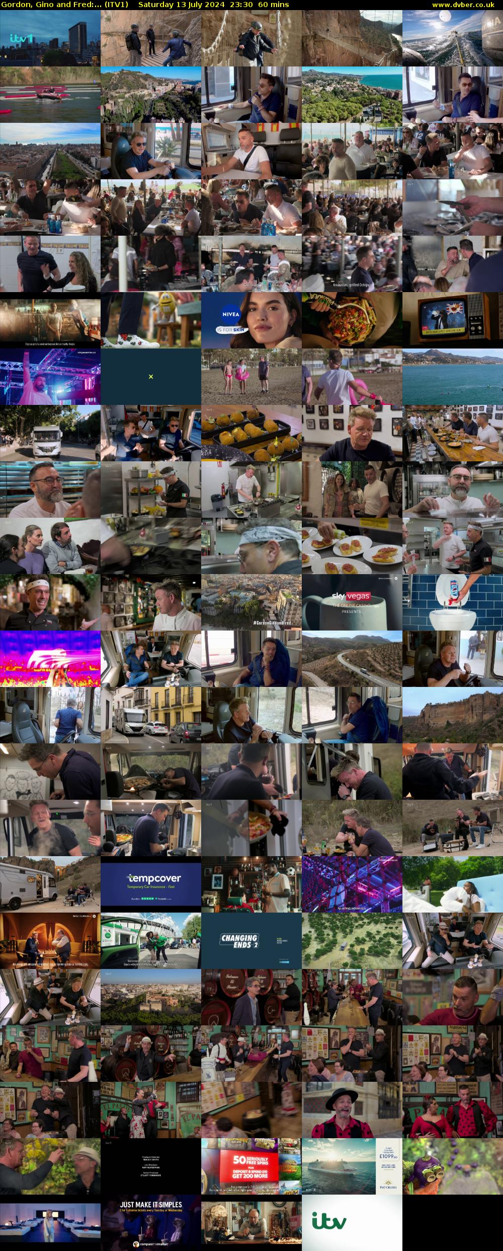 Gordon, Gino and Fred:... (ITV1) Saturday 13 July 2024 23:30 - 00:30