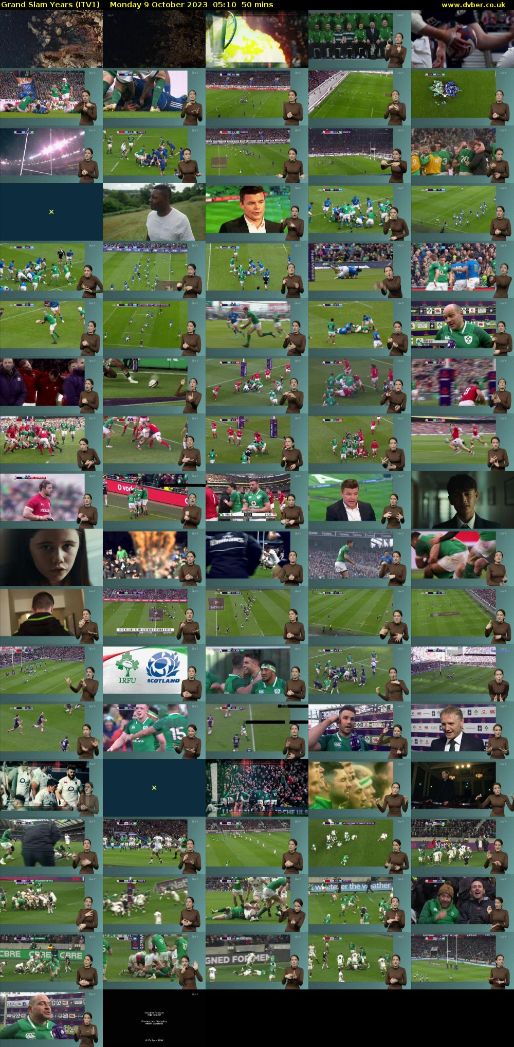 Grand Slam Years (ITV1) Monday 9 October 2023 05:10 - 06:00