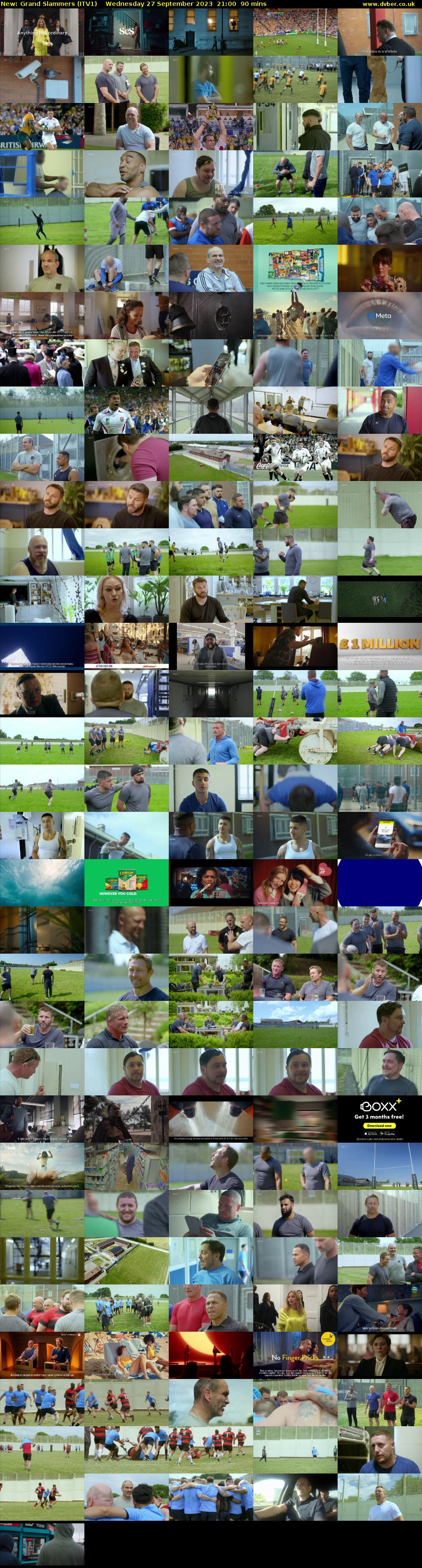 Grand Slammers (ITV1) Wednesday 27 September 2023 21:00 - 22:30