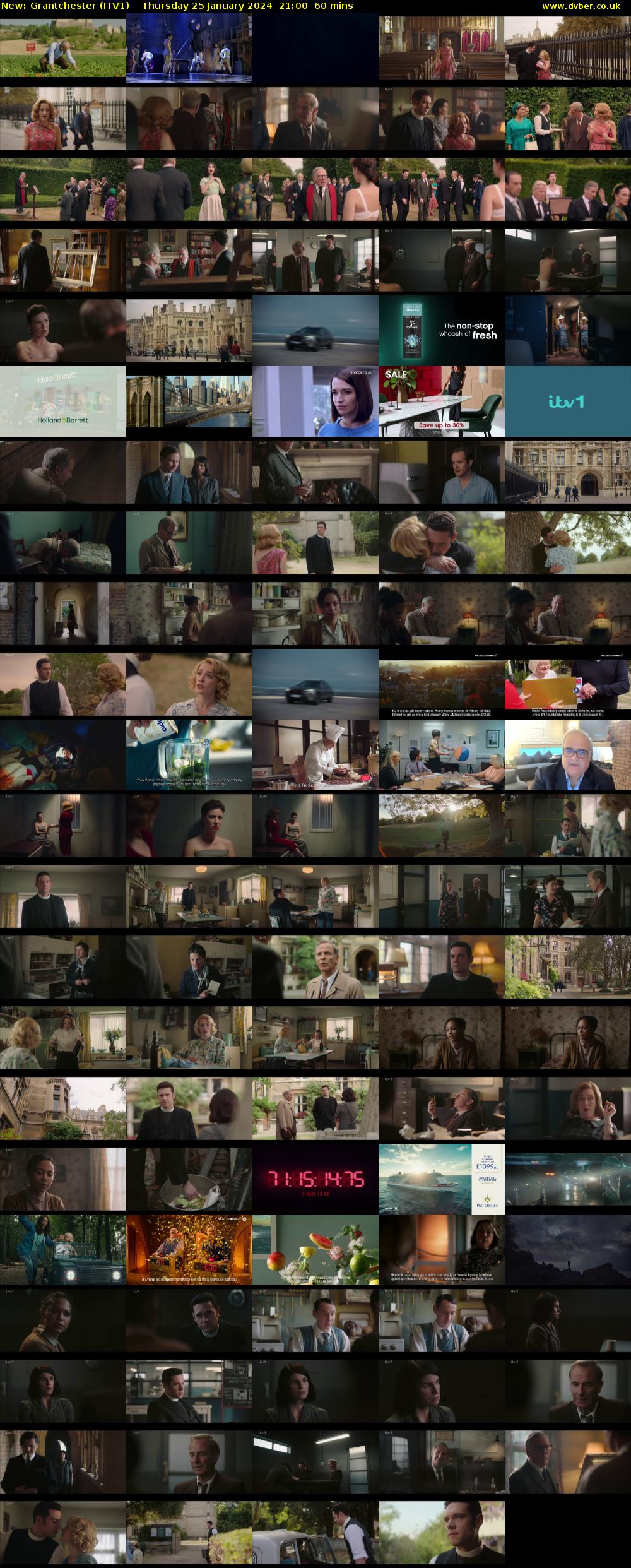 Grantchester (ITV1) Thursday 25 January 2024 21:00 - 22:00