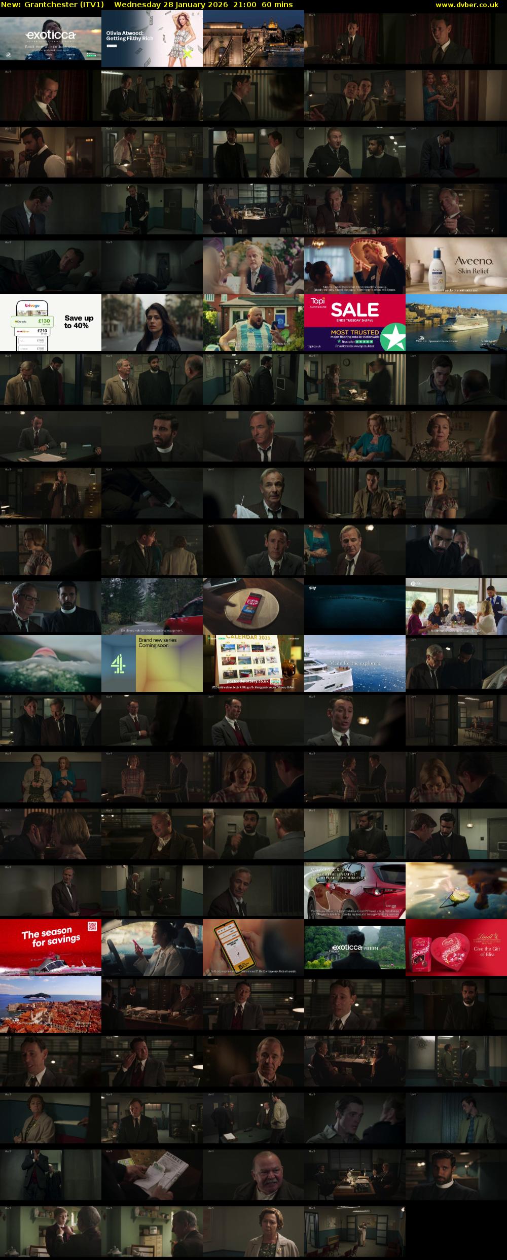 Grantchester (ITV1) Wednesday 28 January 2026 21:00 - 22:00