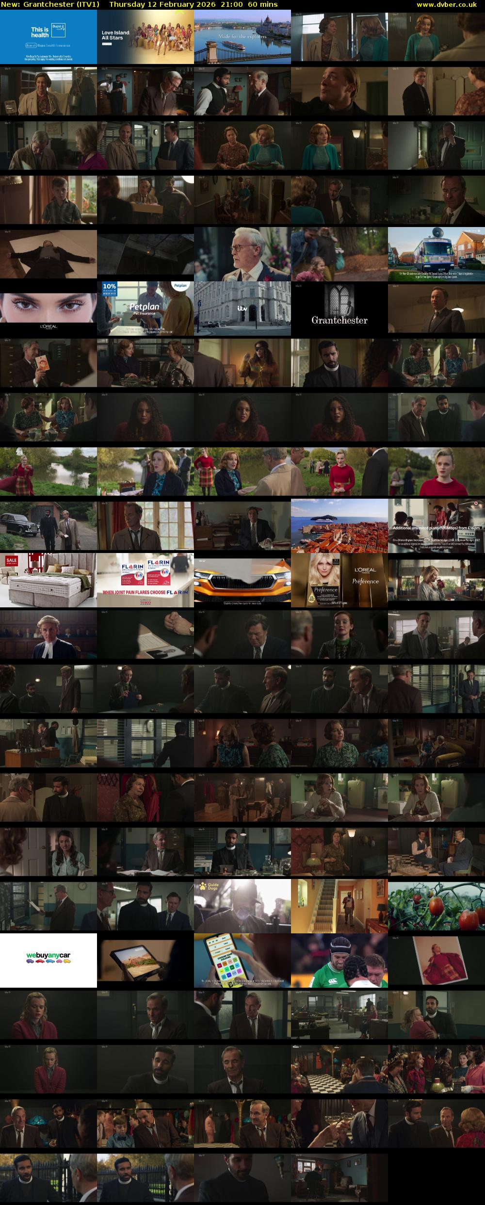 Grantchester (ITV1) Thursday 12 February 2026 21:00 - 22:00