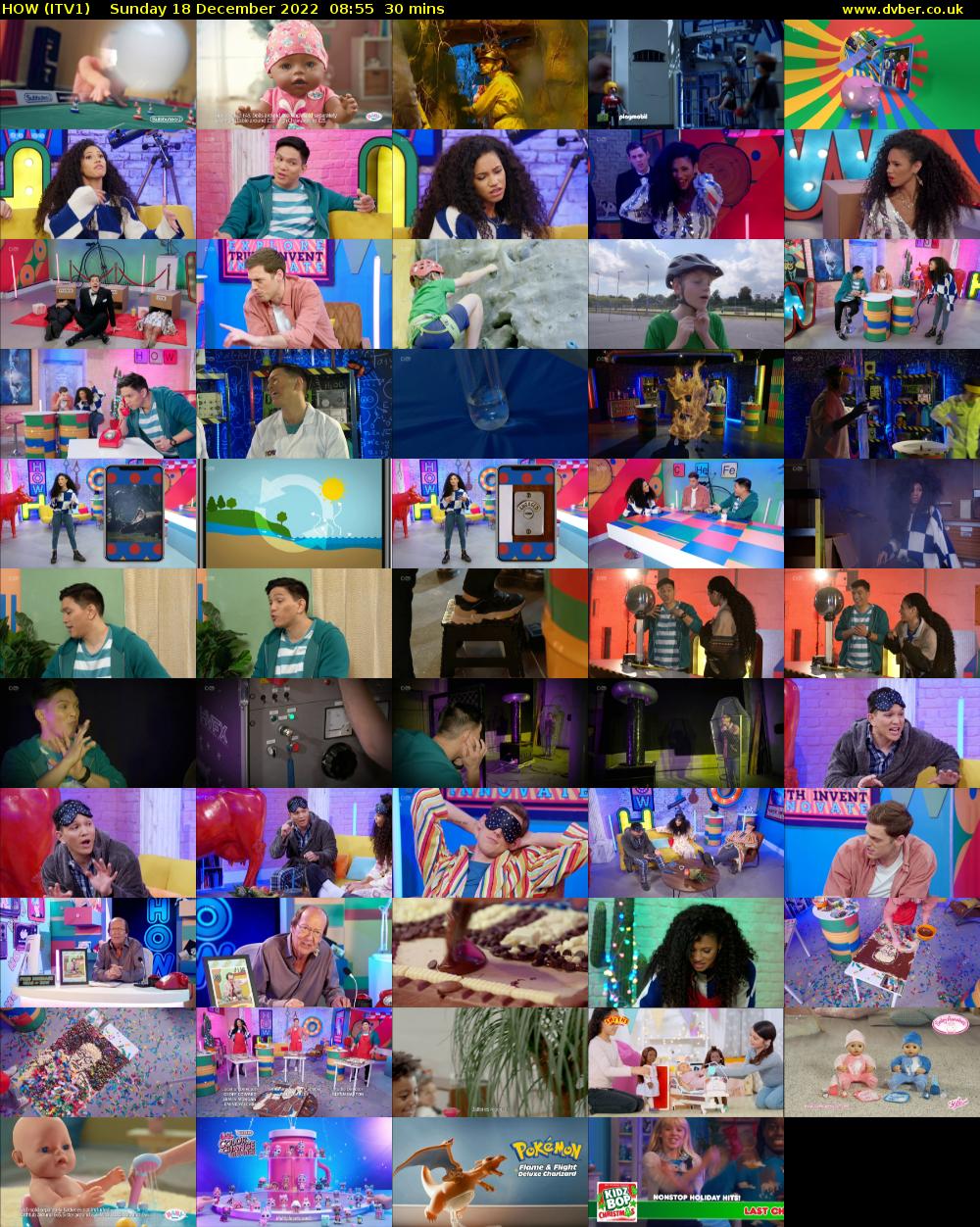 HOW (ITV1) Sunday 18 December 2022 08:55 - 09:25