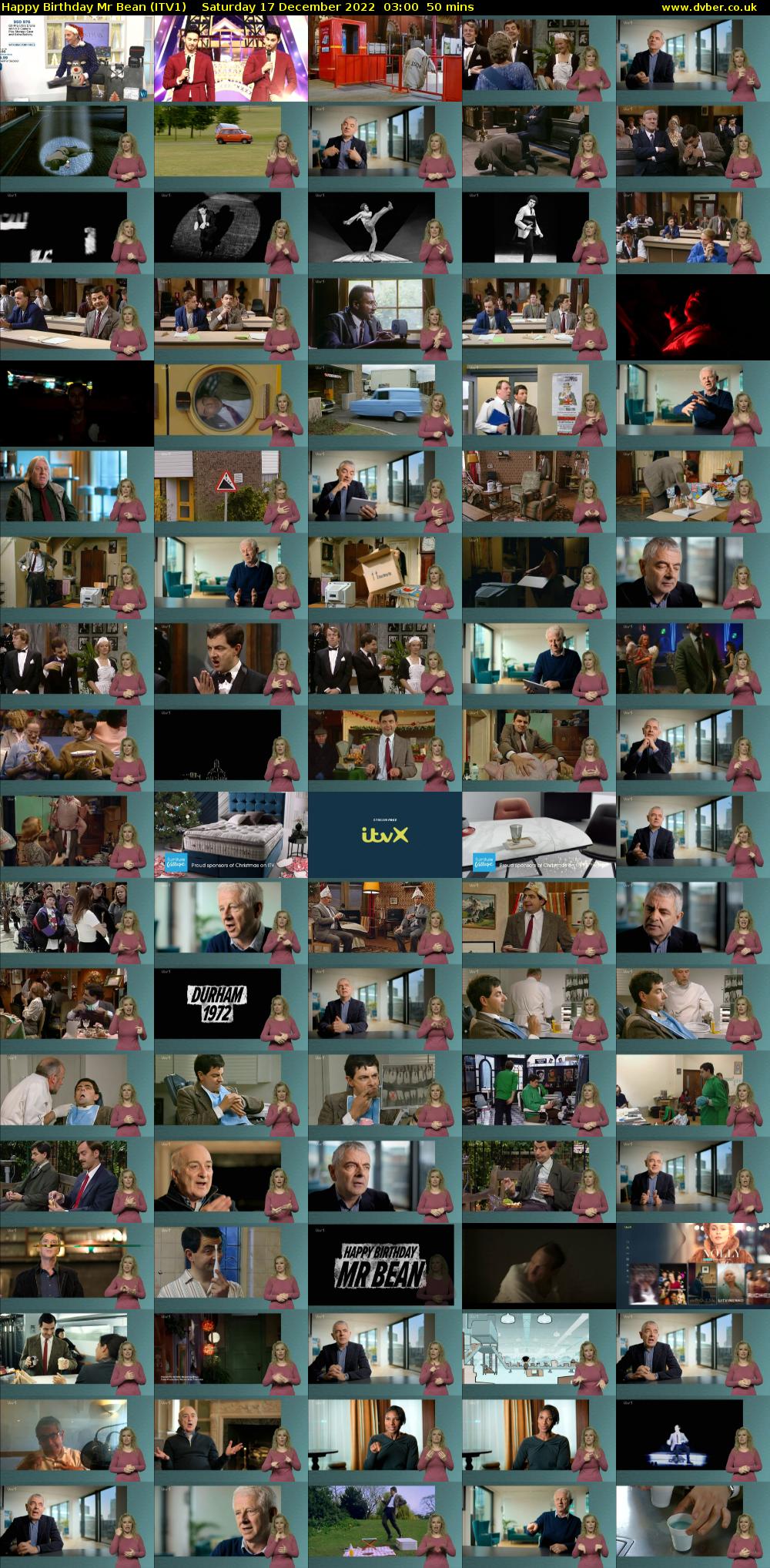 Happy Birthday Mr Bean (ITV1) Saturday 17 December 2022 03:00 - 03:50