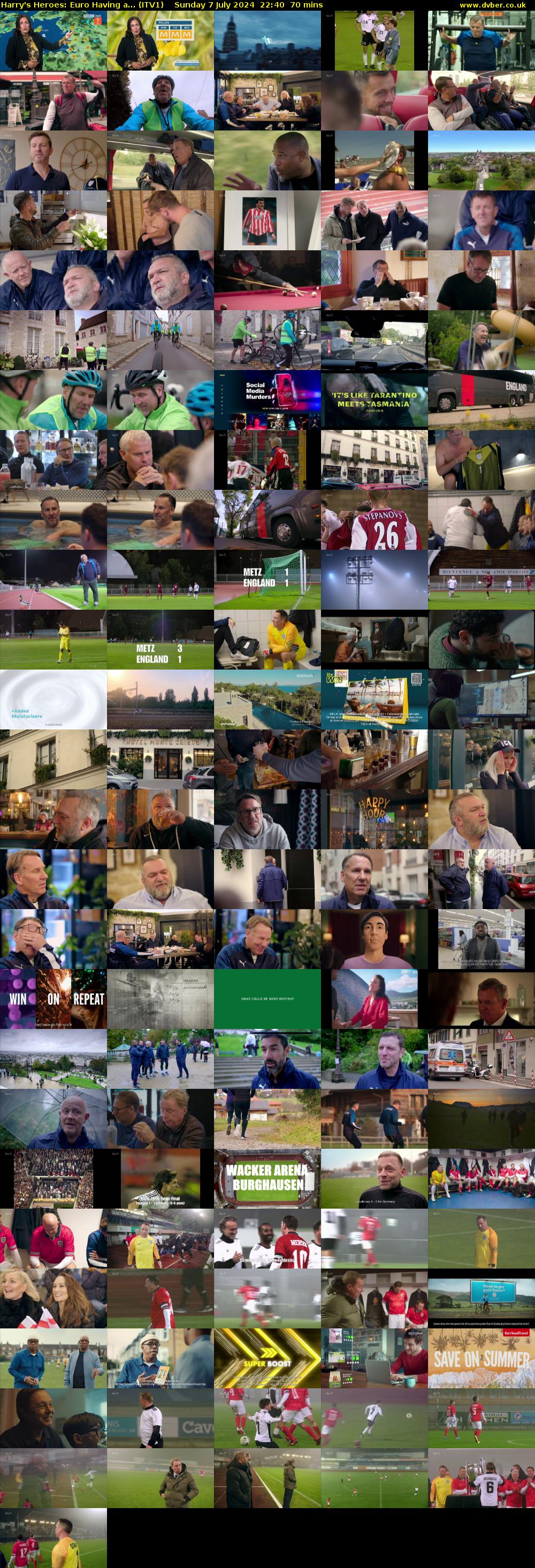 Harry's Heroes: Euro Having a... (ITV1) Sunday 7 July 2024 22:40 - 23:50
