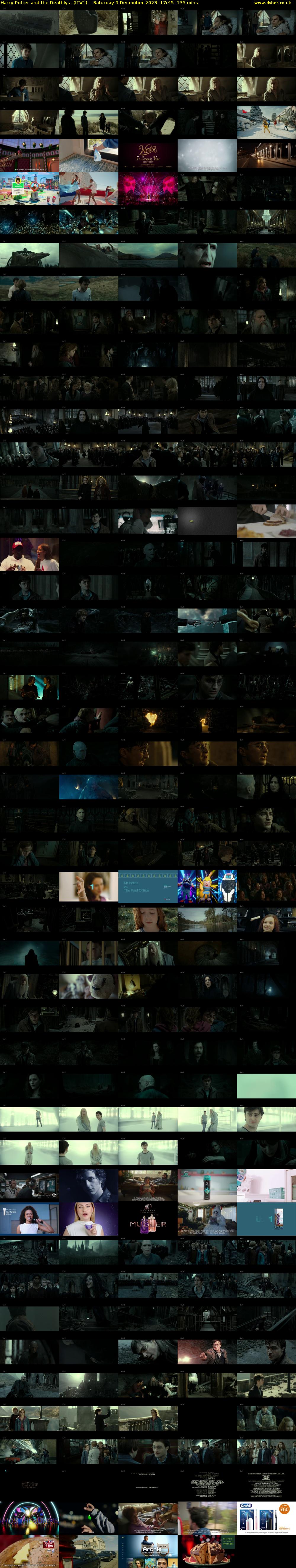 Harry Potter and the Deathly... (ITV1) Saturday 9 December 2023 17:45 - 20:00
