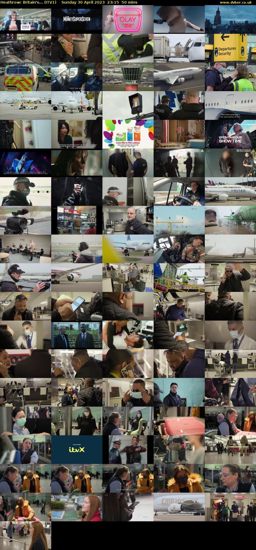 Heathrow: Britain's... (ITV1) Sunday 30 April 2023 23:15 - 00:05