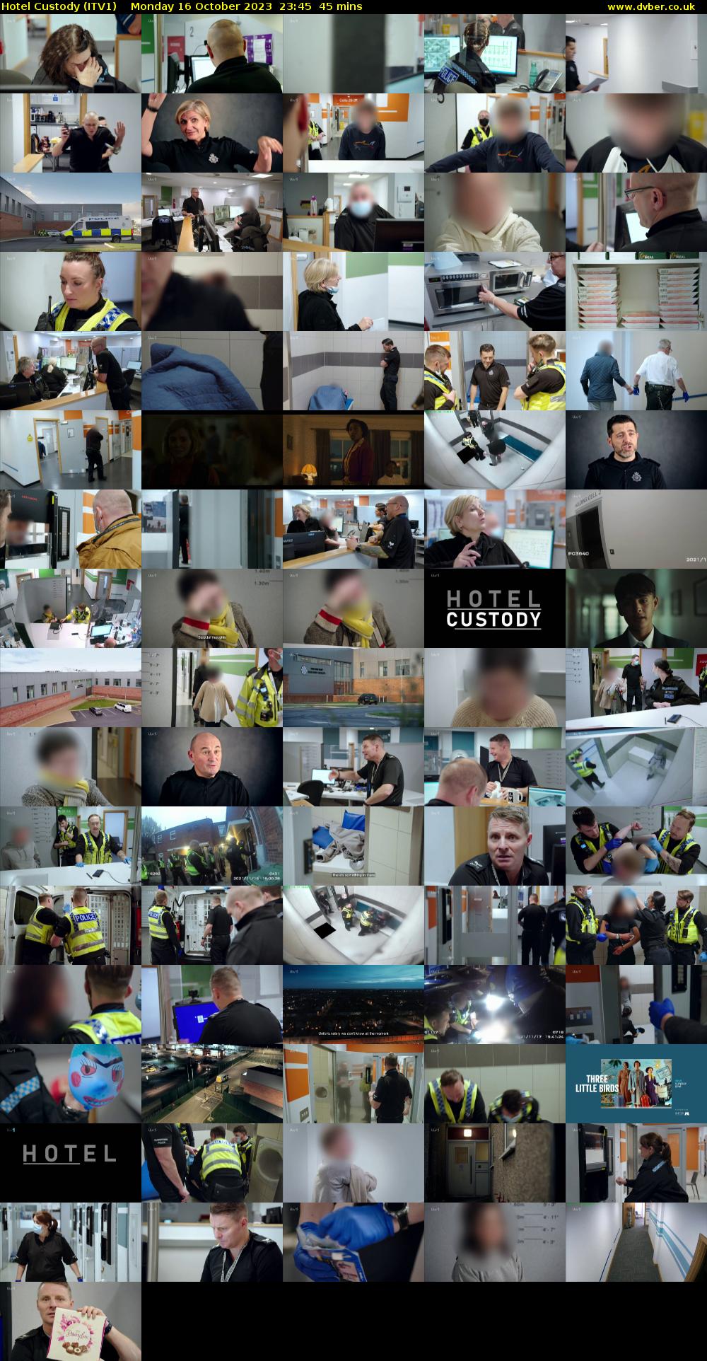 Hotel Custody (ITV1) Monday 16 October 2023 23:45 - 00:30