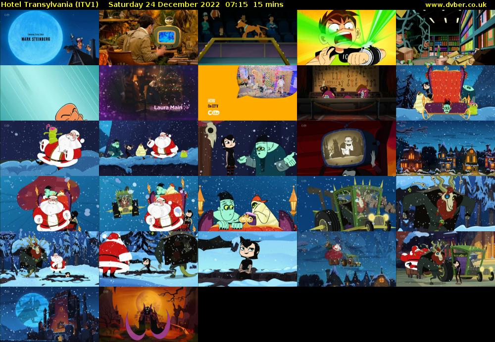 Hotel Transylvania (ITV1) Saturday 24 December 2022 07:15 - 07:30